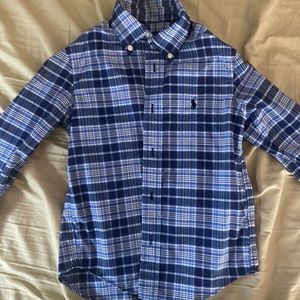 Ralph Lauren button down long sleeves size 5 youth